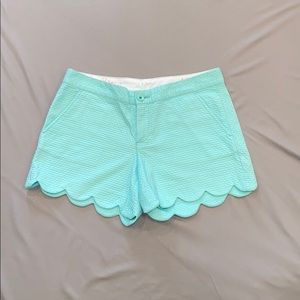 Turquoise Lilly Pulitzer Buttercup Shorts